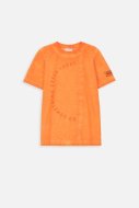 COCCODRILLO marškinėliai trumpomis rankovėmis NATURE JUNIOR, oranžiniai, WC4143205NAJ-006-