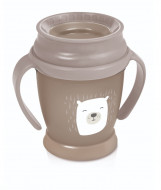 LOVI puodelis su rankenėlėmis 360 MINI BUDDY BEAR, 210ml, 1/600new
