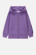 COCCODRILLO susegamas džemperis su gobtuvu EVERYDAY GIRL A, violetinis, WC4132401VGA-016-