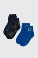 COCCODRILLO kojinės SOCKS BOY, multicoloured, 33/36 dydis, 2 vnt., WC2382812SOB-022