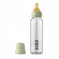 BIBS stiklinis buteliukas, 225 ml, Sage
