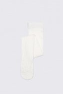 COCCODRILLO pėdkelnės TIGHT COTTON OPERWORK, kreminės, 116/122 cm, WC2380201TCO-003