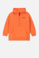 COCCODRILLO džemperis su gobtuvu NATURE KIDS, oranžinis, WC4132301NAK-006-