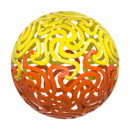WABOBA Brain 3D dėlionė ir kamuolys viename 3 asort., W93