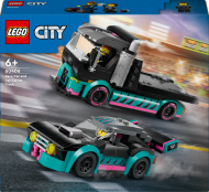 60406 LEGO® City Lenktyninis Automobilis Ir Automobilių Gabenimo Sunkvežimis