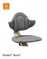 STOKKE paminkštinimas maitinimo kėdutei NOMI®, grey/ grey blue, 625702