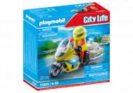 PLAYMOBIL CITY LIFE Greitosios medicinos pagalbos motociklas su mirksinčia lempute, 71205
