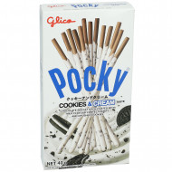 POCKY lazdelės Cookies Creme 40g, 0195