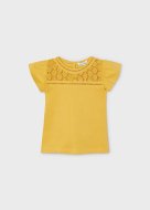 MAYORAL marškinėliai trumpomis rankovėmis 6A, medaus spalvos, 3078-45