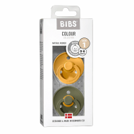 BIBS lateksiniai čiulptukai, 0-6m, 2 vnt., Honey Bee/Olive