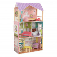 KIDKRAFT medinis lėlių namas su baldais Poppy, 65959