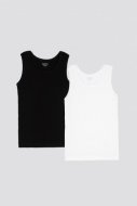 COCCODRILLO apatiniai marškinėliai be rankovių BASIC UNDERWEAR, multicoloured, 164/170 cm, 2 vnt., WC2407209BAU-022