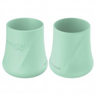 EVERYDAY BABY silikoninis puodelis, 6 m+, 2 vnt., Mint Green, 10531