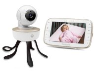 MOTOROLA VM55 5.0" mobili video auklė su laikikliu vaikiškai lovytei, white, 395277
