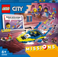 60355 LEGO® City Missions Vandens policijos detektyvų misijos