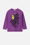COCCODRILLO marškinėliai ilgomis rankovėmis JOYFUL PUNK JUNIOR, violetiniai, WC4143101JPJ-016-