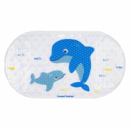 CANPOL BABIES vonios kilimėlis - LOVE&SEA blue, 69x38 cm, 80/001