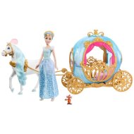 DISNEY PRINCESS lėlės Cinderella su magiška karieta rinkinys, HLX35