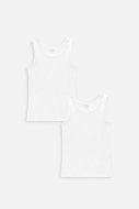 COCCODRILLO apatiniai marškinėliai be rankovių BASIC UNDERWEAR, balti, WC4407207BAU-001-, 2vnt.