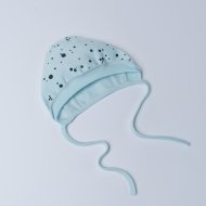 VILAURITA kepurė kūdikiui išvirkščiomis siūlėmis DARIO, žydra, art 995, 44cm