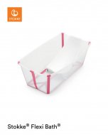 STOKKE vonelė Flexi Bath su gultuku Transparent Pink 531503