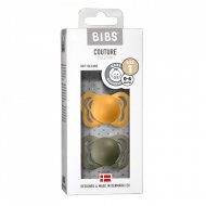 BIBS silikoniniai čiulptukai, Supreme, 6 mėn+, Honey Bee/Olive, 2 dydis