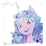 DIAMOND DOTS kūrybinis rinkinys piešimas deimantais My Little Pony Izzy Moonbow, 3406 deimantai, DBX.091