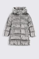 COCCODRILLO paltas OUTERWEAR GIRL KIDS, pilkas, ZC2151101OGK-019-110, 110cm