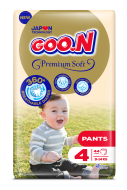 GOO.N sauskelnės-kelnaitės, Premium Soft, 4 dydis, 44 vnt., 9-14 kg
