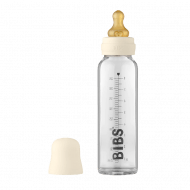 BIBS stiklinis buteliukas, 225 ml, Ivory