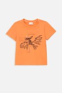 COCCODRILLO marškinėliai trumpomis rankovėmis DESERT EXPLORER KIDS, oranžiniai, WC4143206DEK-006-