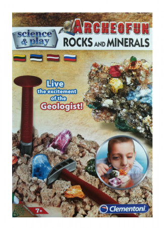 CLEMENTONI Science iškask akmenys ir mineralus, 60431 60431