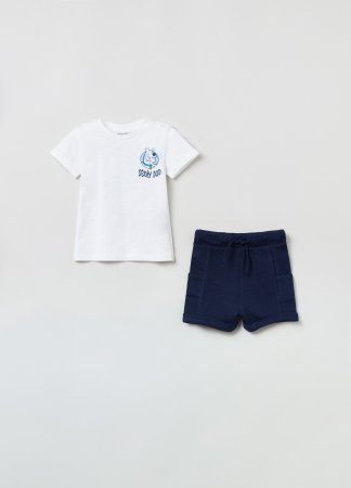 OVS marškinėliai trumpomis rankovėmis ir šortai, 74 cm, 001491491 001491491