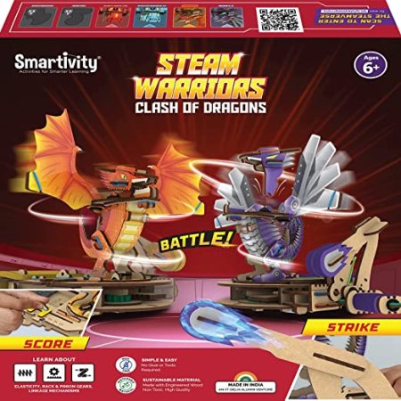 SMARTIVITY konstruktorius STEAM Warriors: Drakonų susidūrimas, SMRT1226 