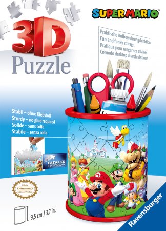 RAVENSBURGER 3D dėlionė-pieštukinė Super Mario, 54d., 11255 11255