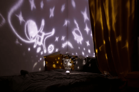 INNOGIO naktinė lemputė - projektorius, Octopus, GIOstar, GIO-170 