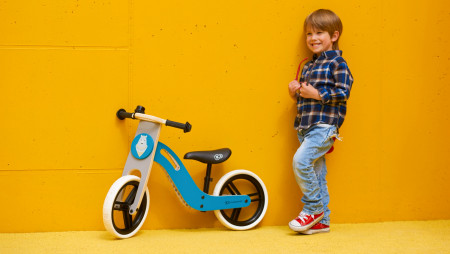 KINDERKRAFT Uniq balansinis dviratis, mėlynas 12'', KKRUNIQTRQ0000 KKRUNIQTRQ0000