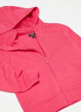 OVS susegamas džemperis su gobtuvu, rožinis, , 001962713 