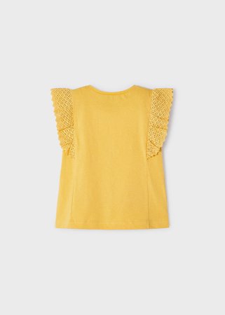 MAYORAL marškinėliai trumpomis rankovėmis 6D, medaus spalvos, 3082-25 