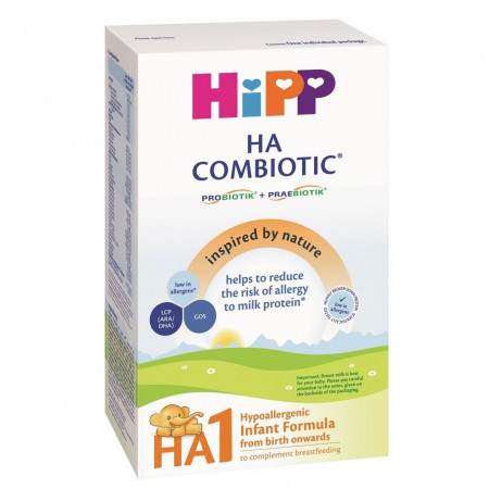 HiPP HA1 Combiotic-pradinis hipoalerginis  mišinys 0+ 350g 2144-z 2144-z