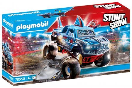 PLAYMOBIL STUNTSHOW Stunt Show Shark Monster Truck, 70550 70550