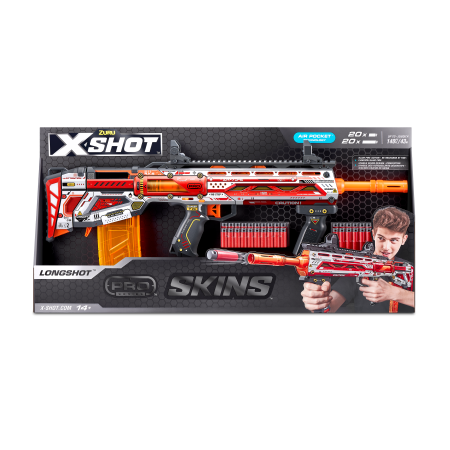 X-SHOT žaislinis šautuvas Skins Pro, 1 serija Sinister, asort., 36600 
