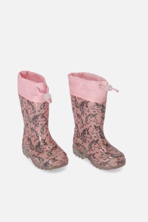 COCCODRILLO guminiai batai SHOES GIRL, rožiniai, WC4205102SHG-007-0,   