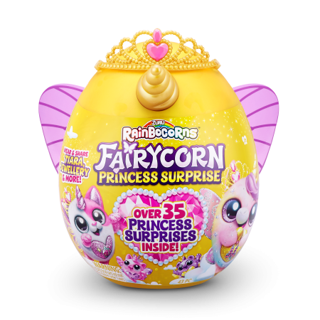 RAINBOCORNS pliušinis žaislas su aksesuarais Fairycorn Princess, 6 serija, 9281 9281