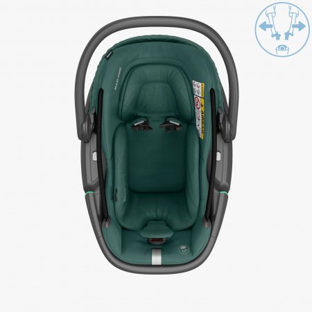 MAXI COSI automobilinė kėdutė - nešynė CORAL 360, essential green, 8559047110 8559047110
