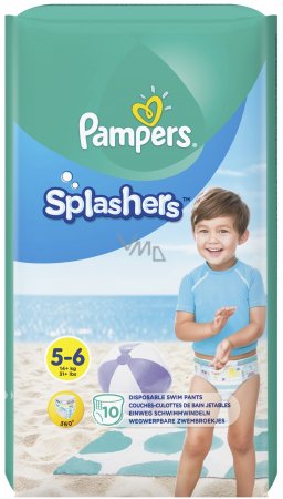 PAMPERS sauskelnės-kelnaitės, Splasher Carry Pack dydis 5, 10 vnt, 81754603 81754603