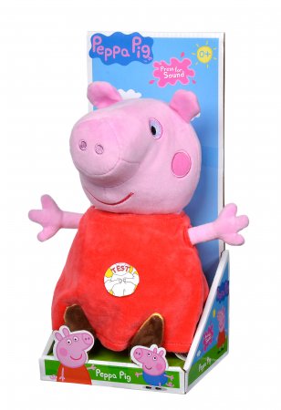 PEPPA PIG pliušinis žaislas Peppa su garsu, 22cm, 109261009 109261009