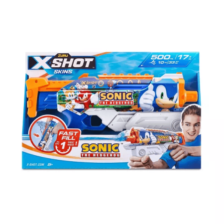 XSHOT vandens šautuvas Fast-Fill Skins Sonic, asort., 118107 