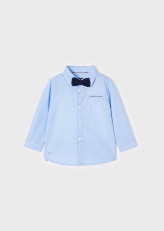 MAYORAL marškiniai ilgomis rankovėmis 3A, šviesiai mėlyni, 80 cm, 2159-75 2159-75 9