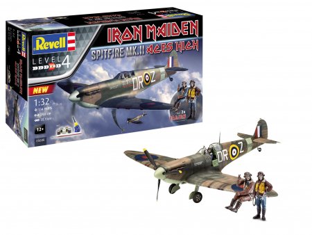 REVELL 1:32 modelis Spitfire Mk.II Aces High Iron Maiden, 5688 05688
